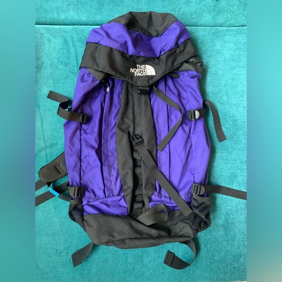 USED ONCE- North Face Hiking Pack in Purple - Picture 2 of 7